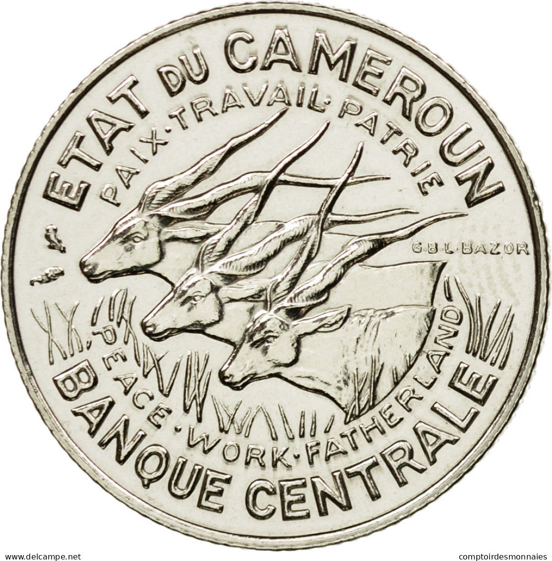 Monnaie, Cameroun, 100 Francs, 1966, Paris, ESSAI, SPL+, Nickel, KM:E11 - Cameroun