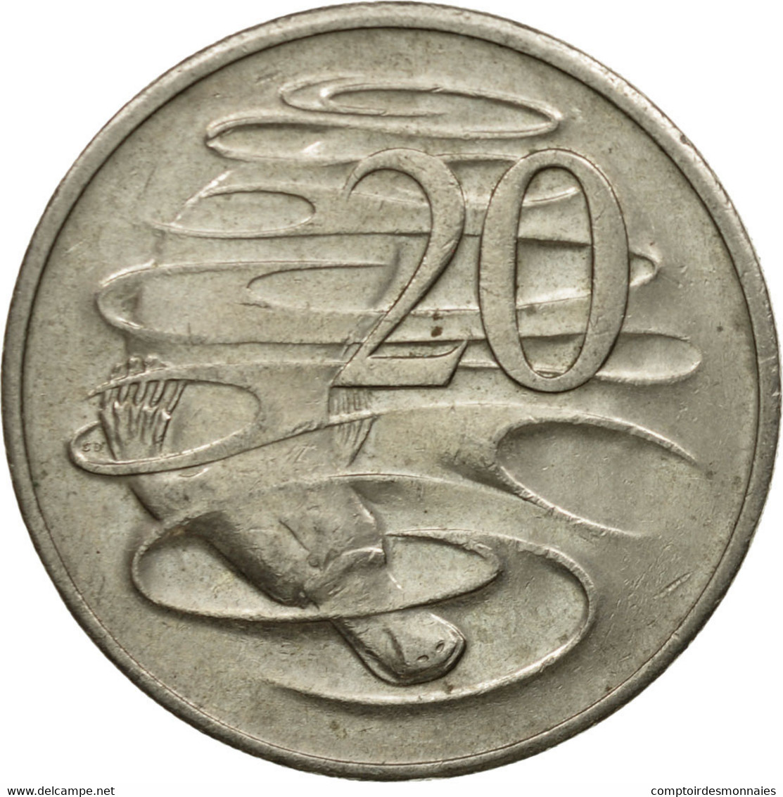 Monnaie, Australie, Elizabeth II, 20 Cents, 1981, TTB, Copper-nickel, KM:66 - 20 Cents