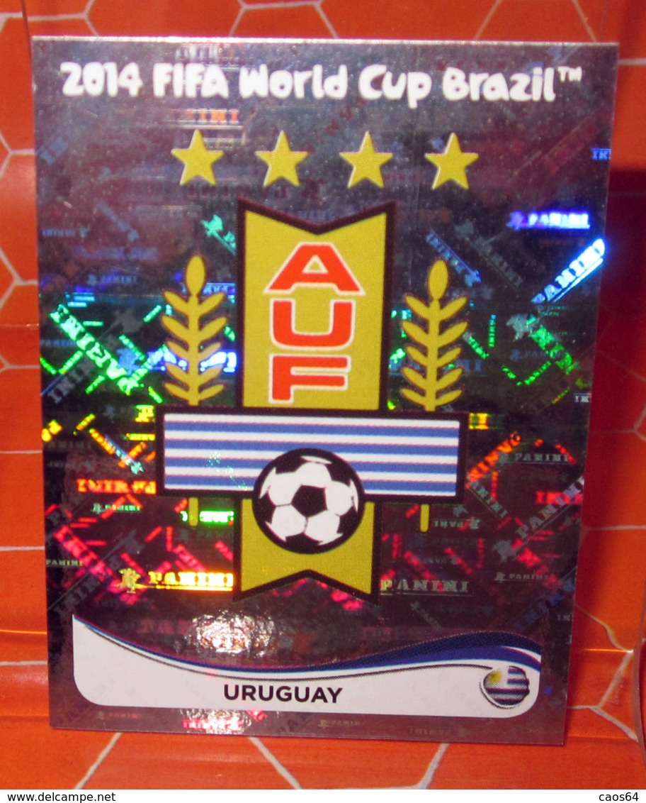 FIFA WORLD CUP  BRASIL PANINI N. 260 URUGUAY NEW NUOVA CON VELINA - Edizione Italiana