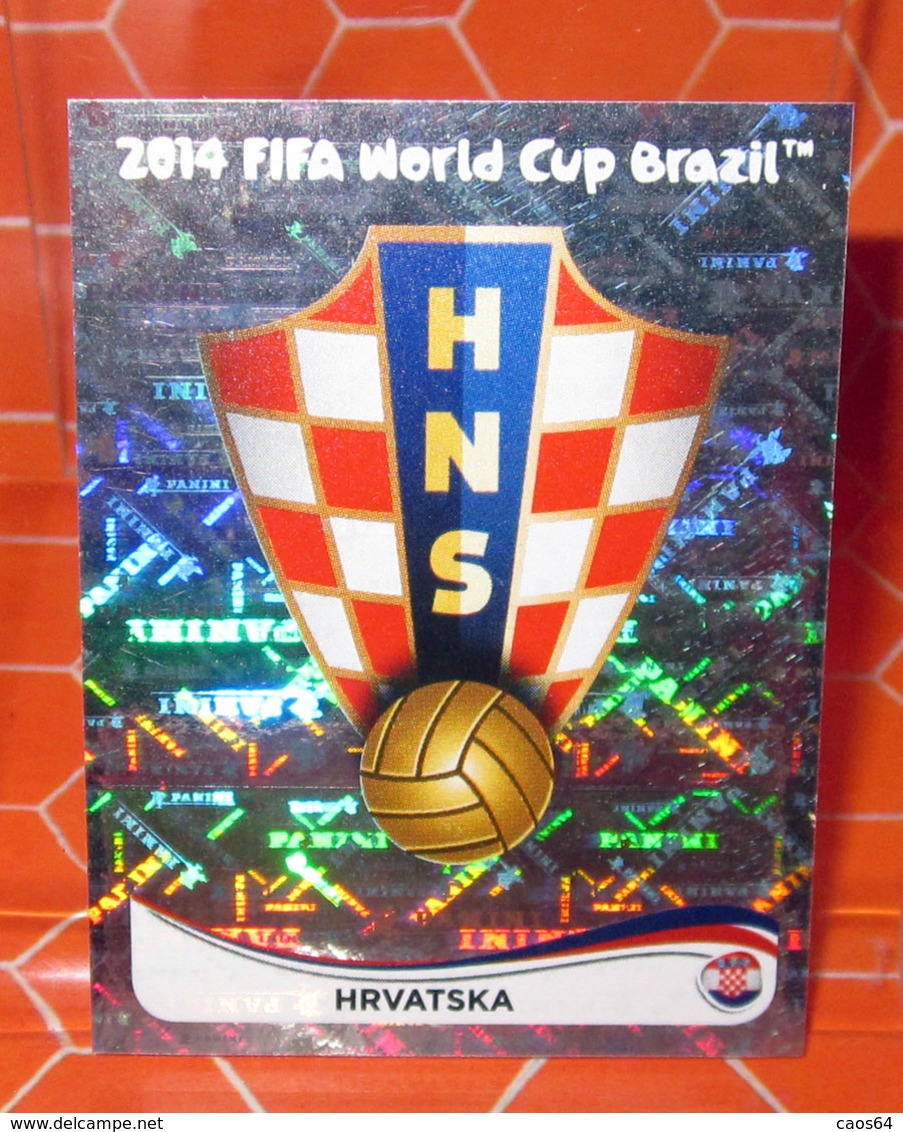 FIFA WORLD CUP  BRASIL PANINI N. 51 HRVATSKA NEW NUOVA CON VELINA - Edizione Italiana