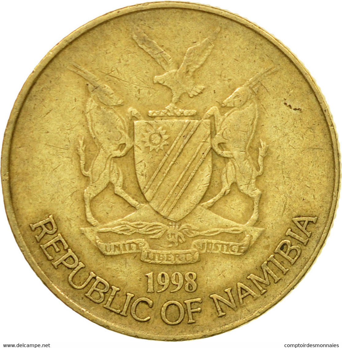 Monnaie, Namibia, Dollar, 1998, Vantaa, TTB, Laiton, KM:4 - Namibia