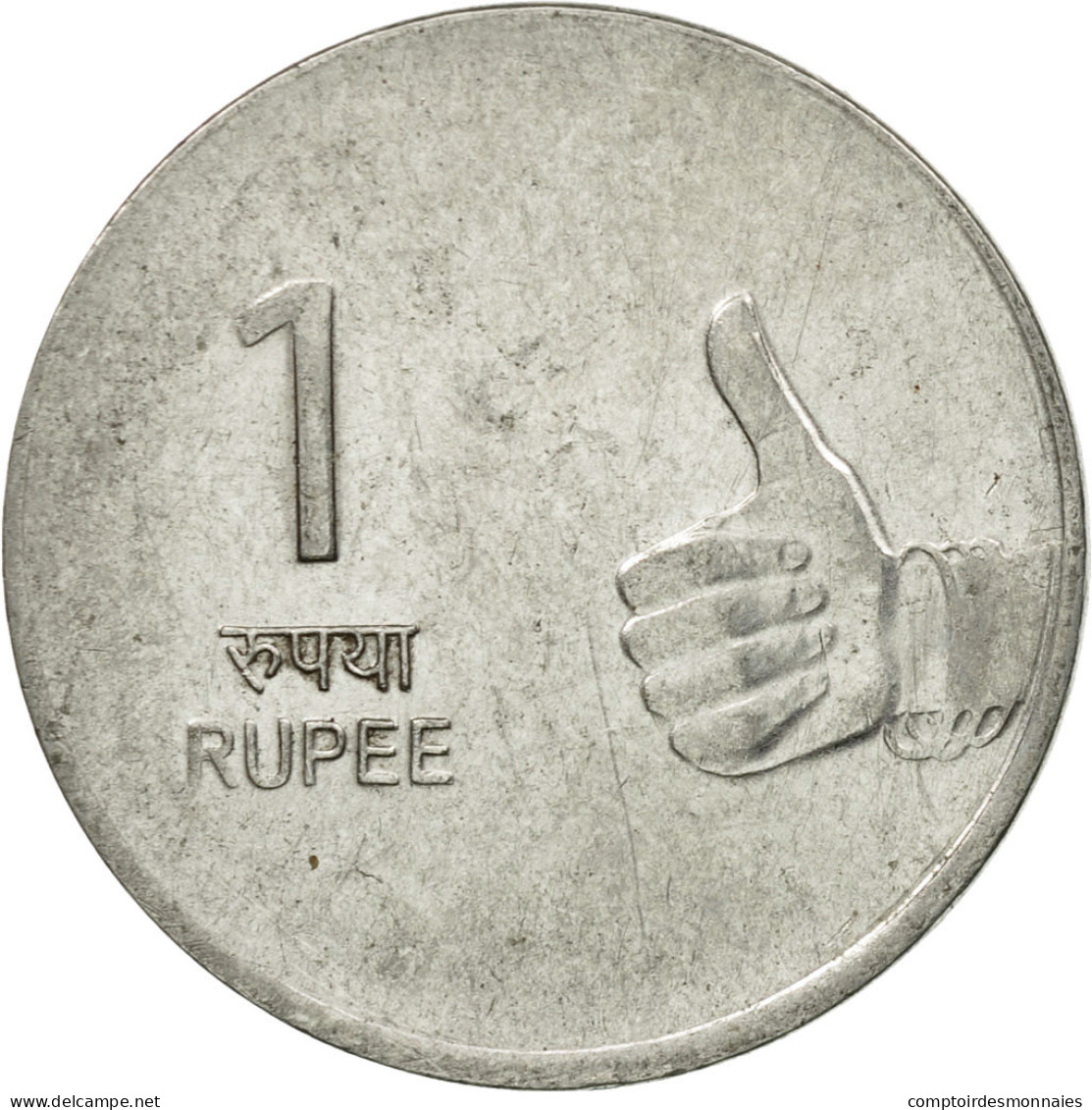 Monnaie, INDIA-REPUBLIC, Rupee, 2007, TTB, Stainless Steel, KM:331 - Inde