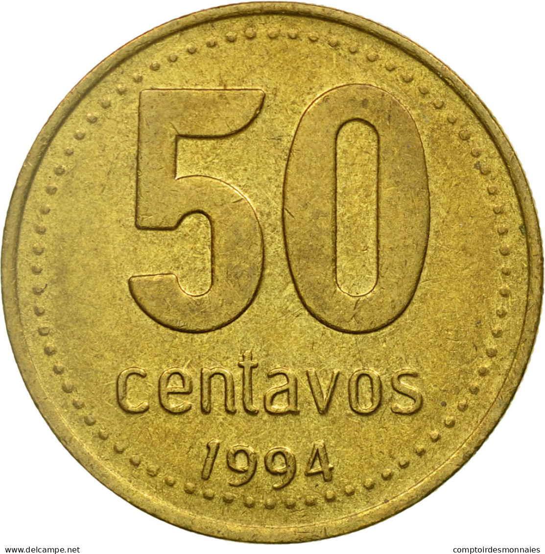 Monnaie, Argentine, 50 Centavos, 1994, Buenos Aires, TTB, Aluminum-Bronze - Argentine