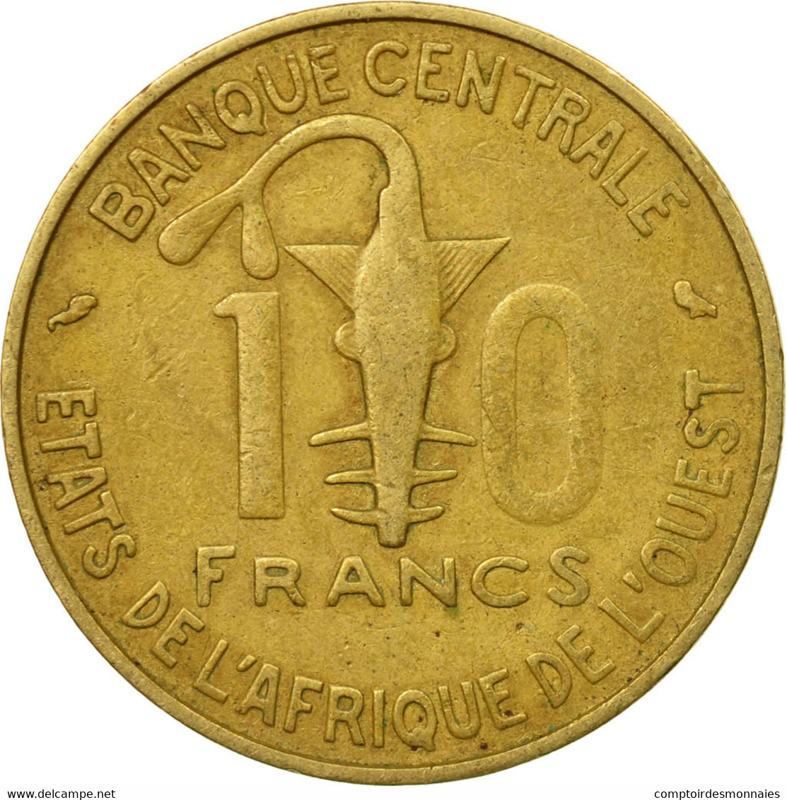Monnaie, West African States, 10 Francs, 1969, Paris, TTB - Côte-d'Ivoire