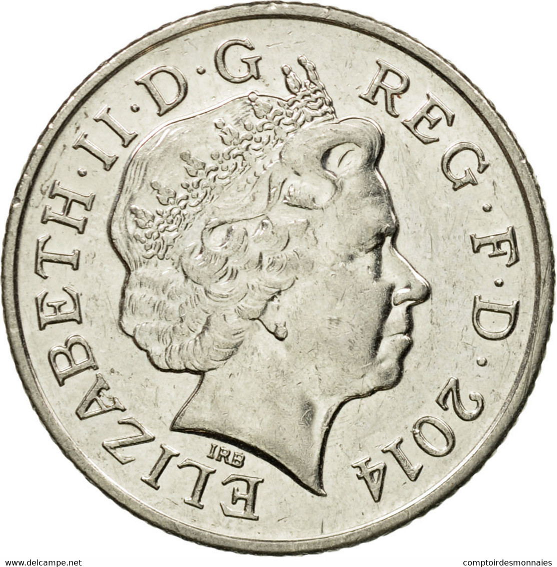 Monnaie, Grande-Bretagne, 10 New Pence, 2014, TTB, Copper-nickel - 10 Pence & 10 New Pence
