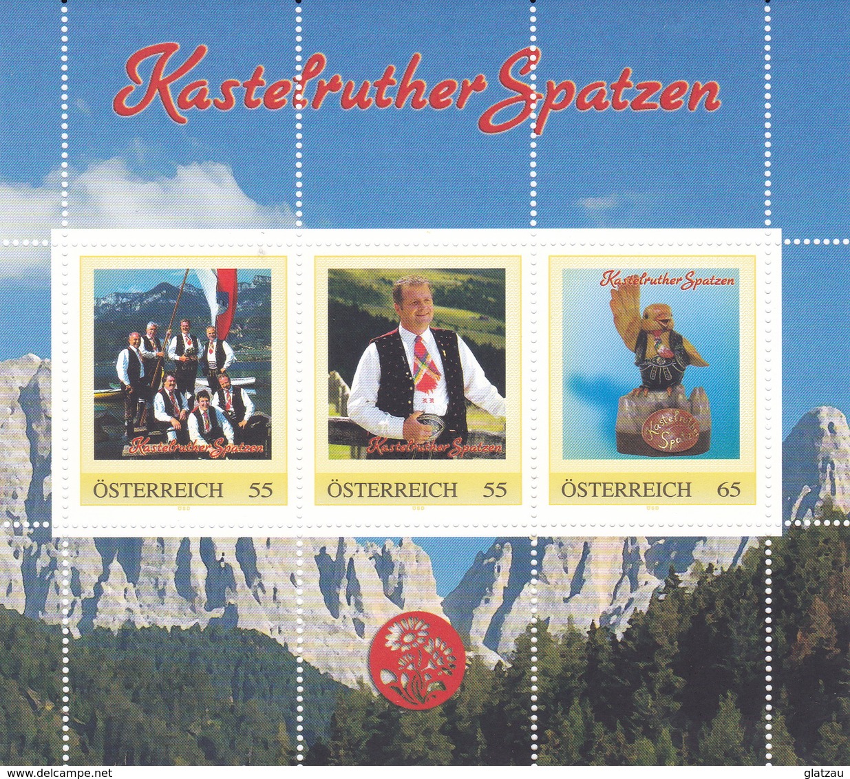 Kastelruther Spatzen ( Block ) - Personalisierte Briefmarken