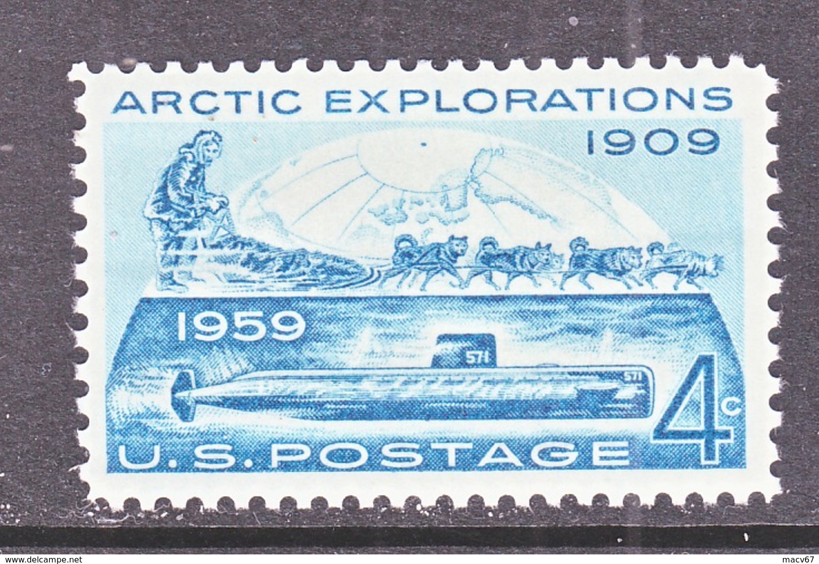 U.S. 1128     **   ARCTIC  EXPLORATION  SUBMARINE - Navi Polari E Rompighiaccio