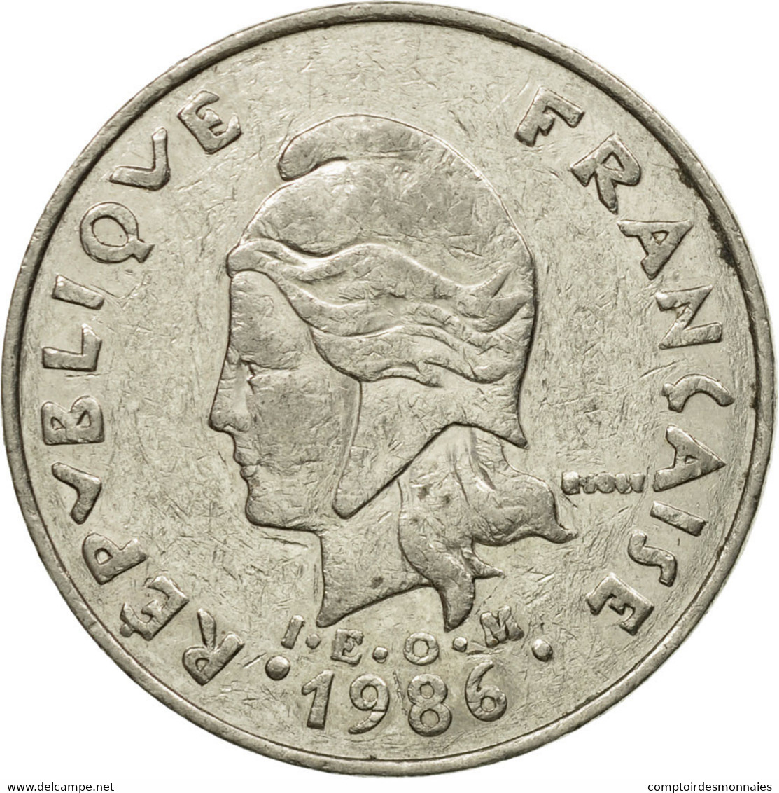 Monnaie, Nouvelle-Calédonie, 20 Francs, 1986, Paris, TTB, Nickel, KM:12 - New Caledonia