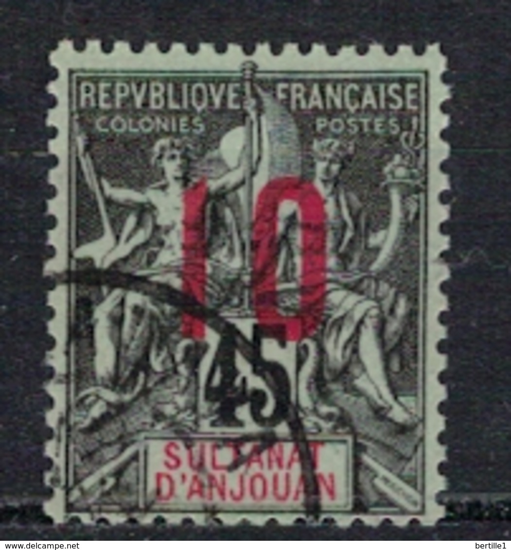 ANJOUAN         N°  YVERT     27      OBLITERE       ( O   1/39 ) - Used Stamps