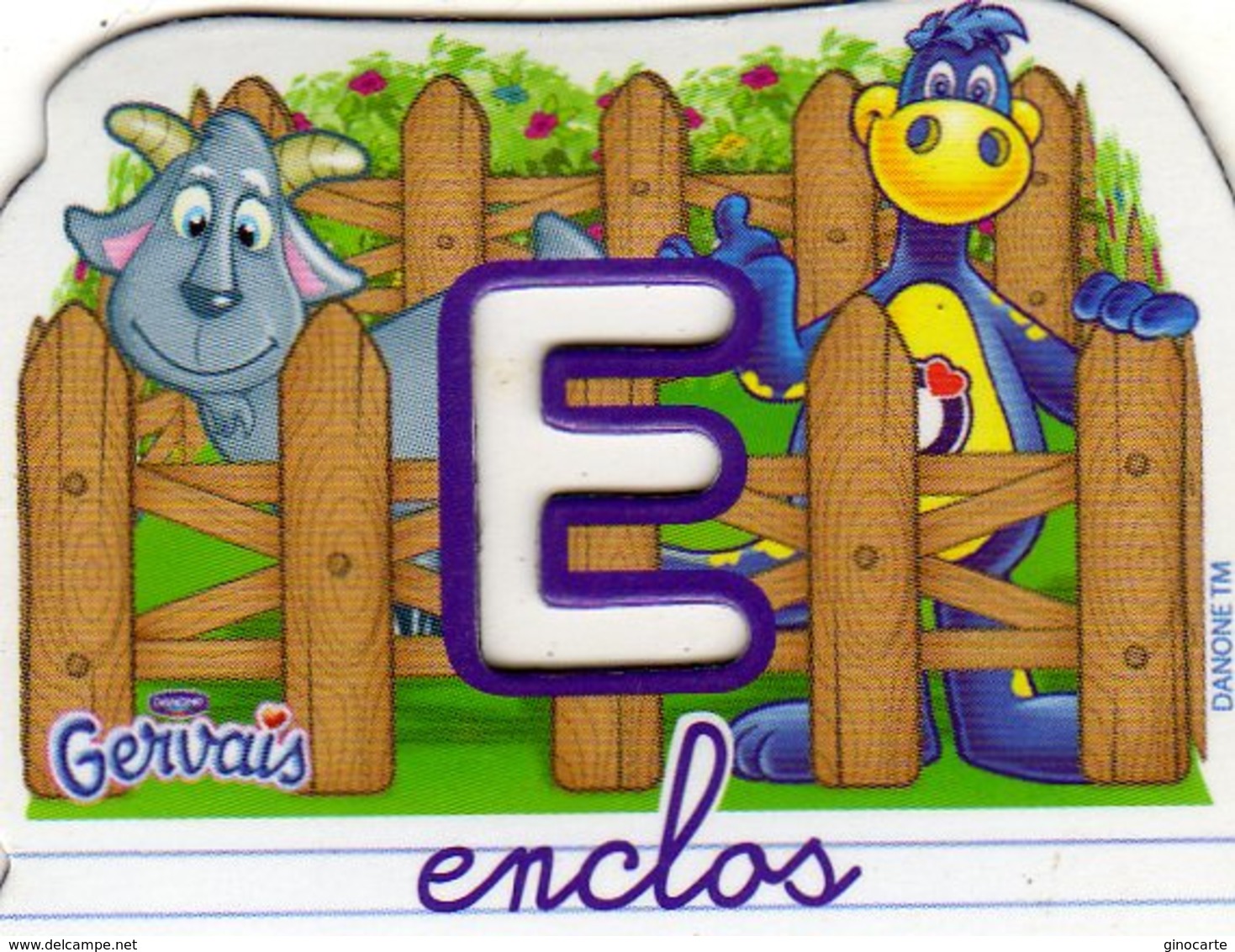 Magnets Magnet Alphabet Gervais Enclos E - Lettres & Chiffres