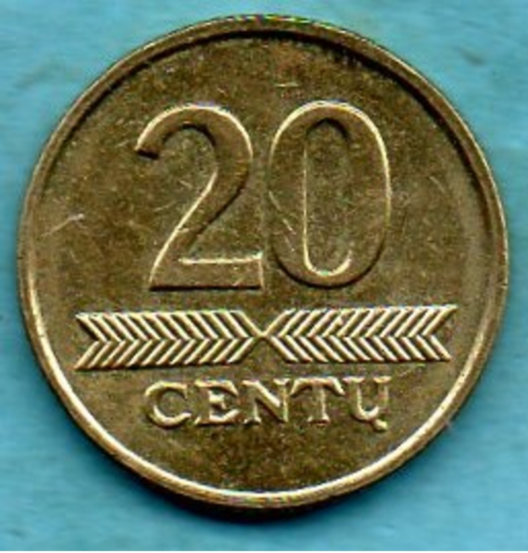 T10/  LITUANIE  20 Centu  2007 - Lituanie