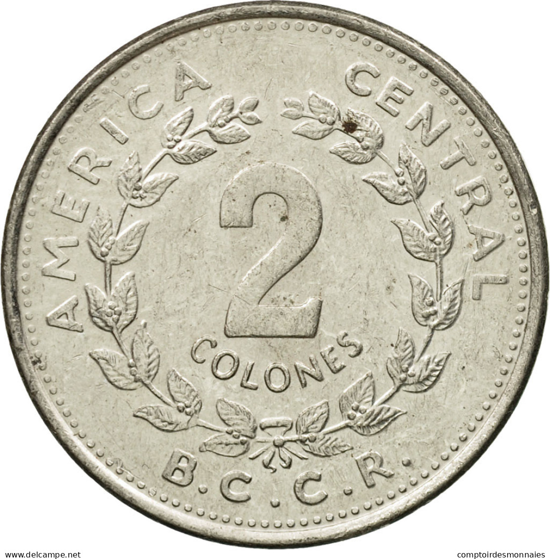 Monnaie, Costa Rica, 2 Colones, 1984, TTB, Stainless Steel, KM:211.2 - Costa Rica