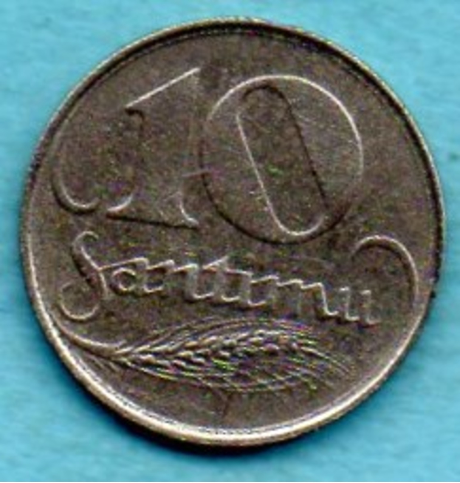 T10/  LATVIA / LETTONIE  10 Santimu 1922 - Lettonie