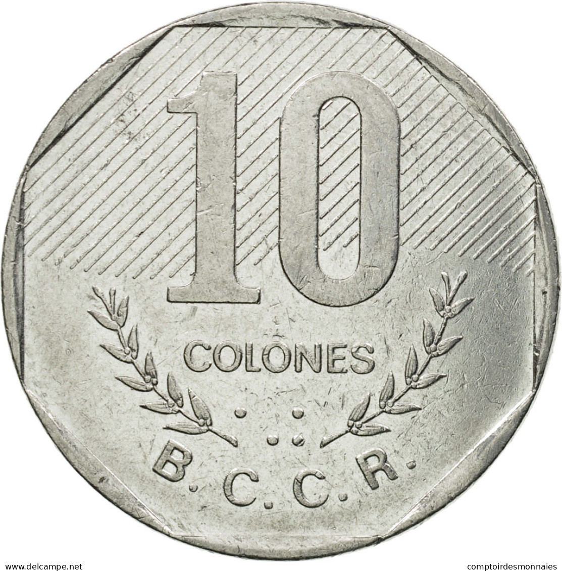 Monnaie, Costa Rica, 10 Colones, 1983, TTB, Stainless Steel, KM:215.1 - Costa Rica