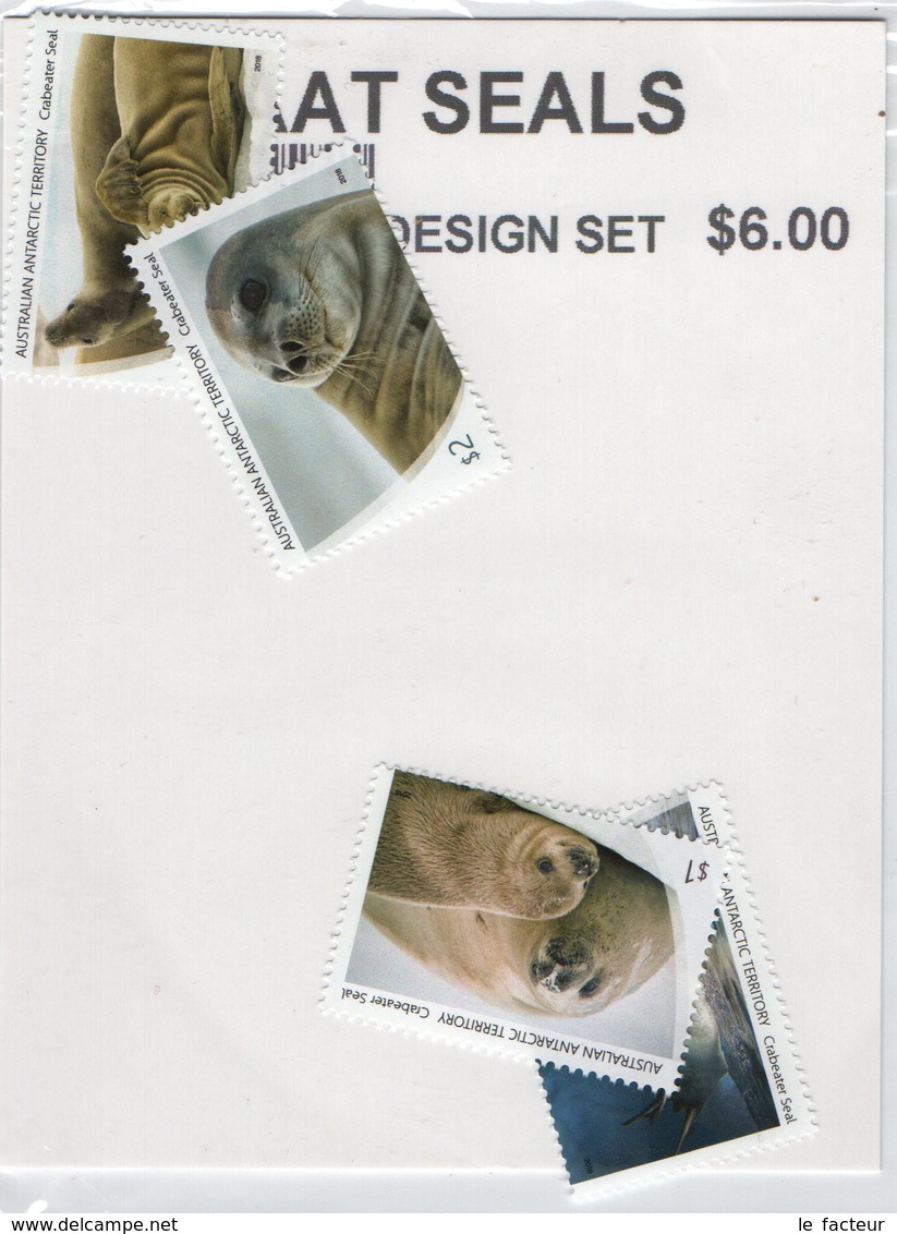 CK10 AAT Australian Antarctic Territory Seals / Phoques  2018 MNH Set Of 4 Stamps / Série De 4 Timbres - Unused Stamps