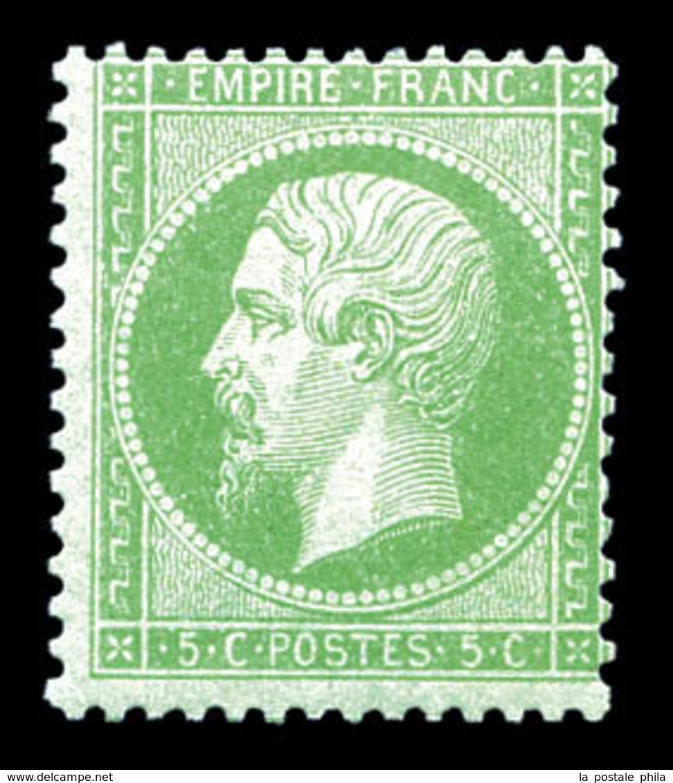 ** N°20, 5c Vert, Frais. TTB  Qualité: ** - 1862 Napoleon III