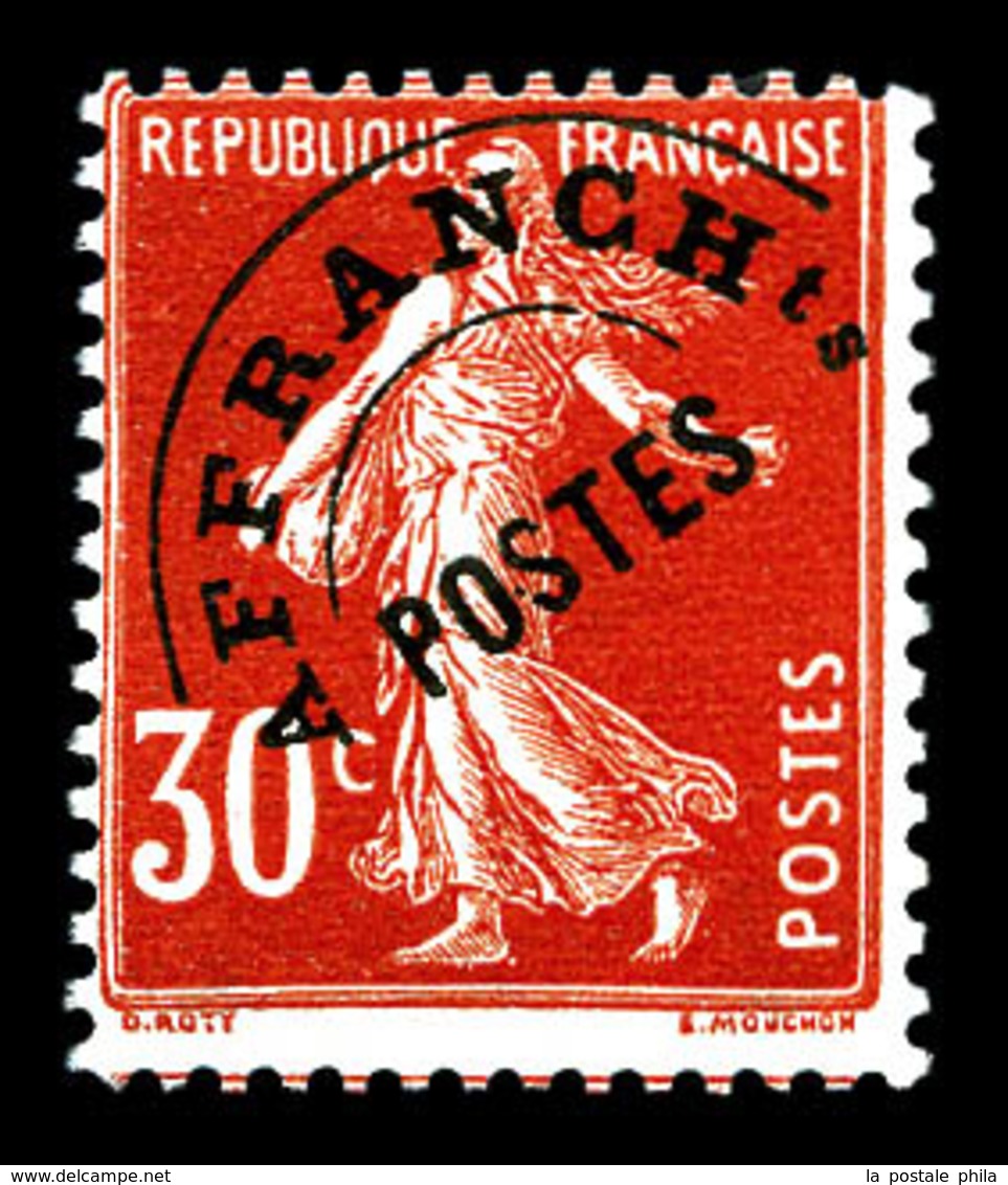 ** N°58, Semeuse, 30c Rouge, Frais, TB  Qualité: **  Cote: 320 Euros - 1893-1947