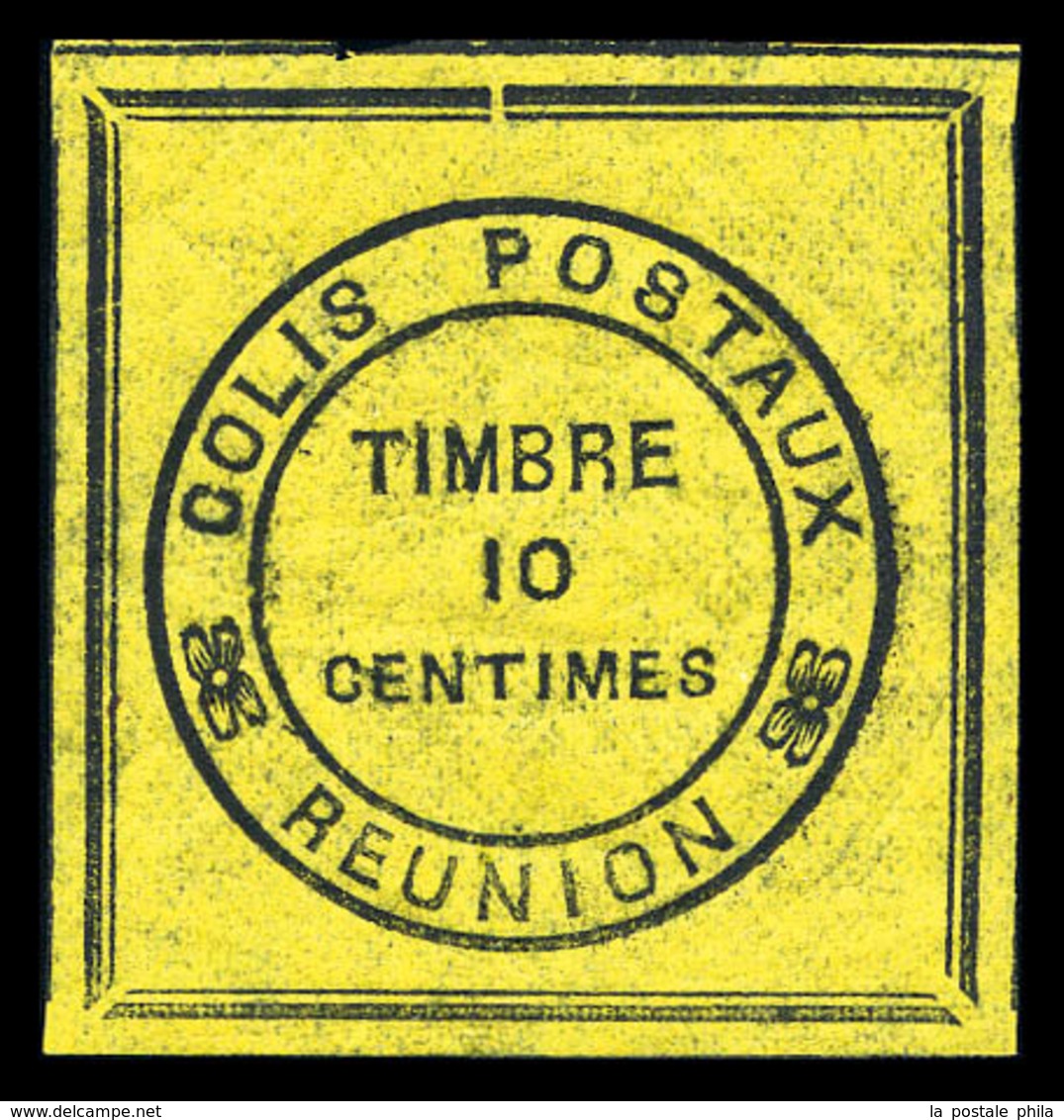 * REUNION Colis Postaux, N°1, 10c Cadre Noir. TTB  Qualité: *  Cote: 200 Euros - Unused Stamps