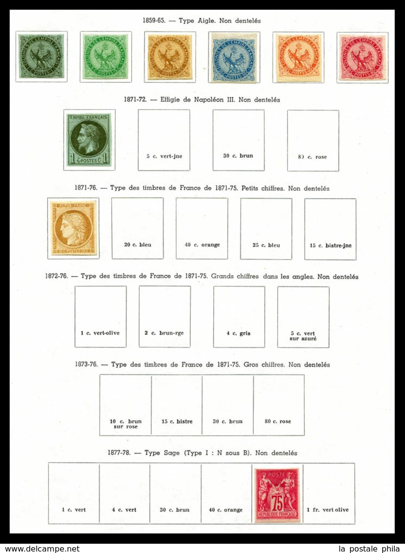 * COLONIES Colonies Générales: 1859/1944, Poste, Taxe, Belle Qualité Générale, TTB  Qualité: *  Cote: 1326 Euros - Sammlungen