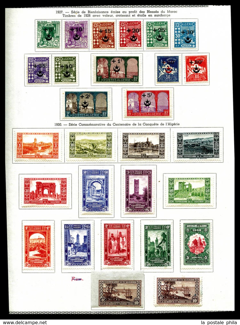 * COLONIES ALGERIE, Poste, PA, Préo, Colis Postaux, Taxe: Jolie Collection Bien Fournie, Timbres Très Frais, Tous TTB  Q - Sammlungen