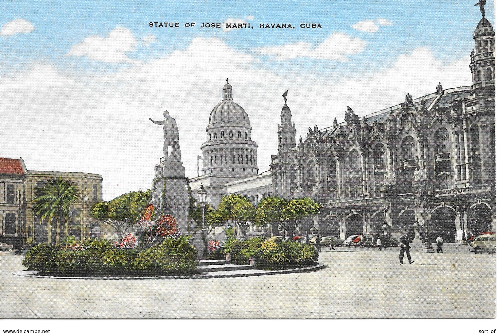 CUBA - HAVANA -  STATUE OF JOSE MARTI,- S950 - Autres & Non Classés