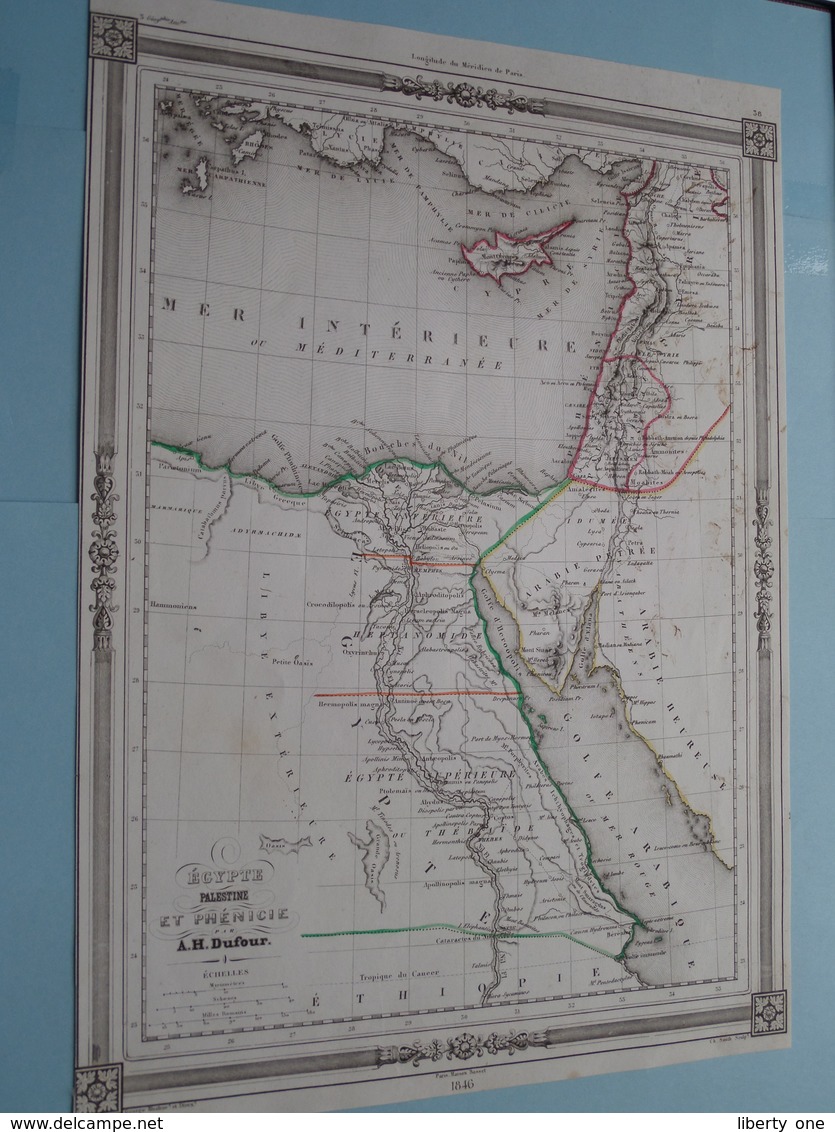 EGYPTE Palestine Et Phénicie Par A. H. Dufour ( See Description / Beschrijving ) ! - Autres & Non Classés