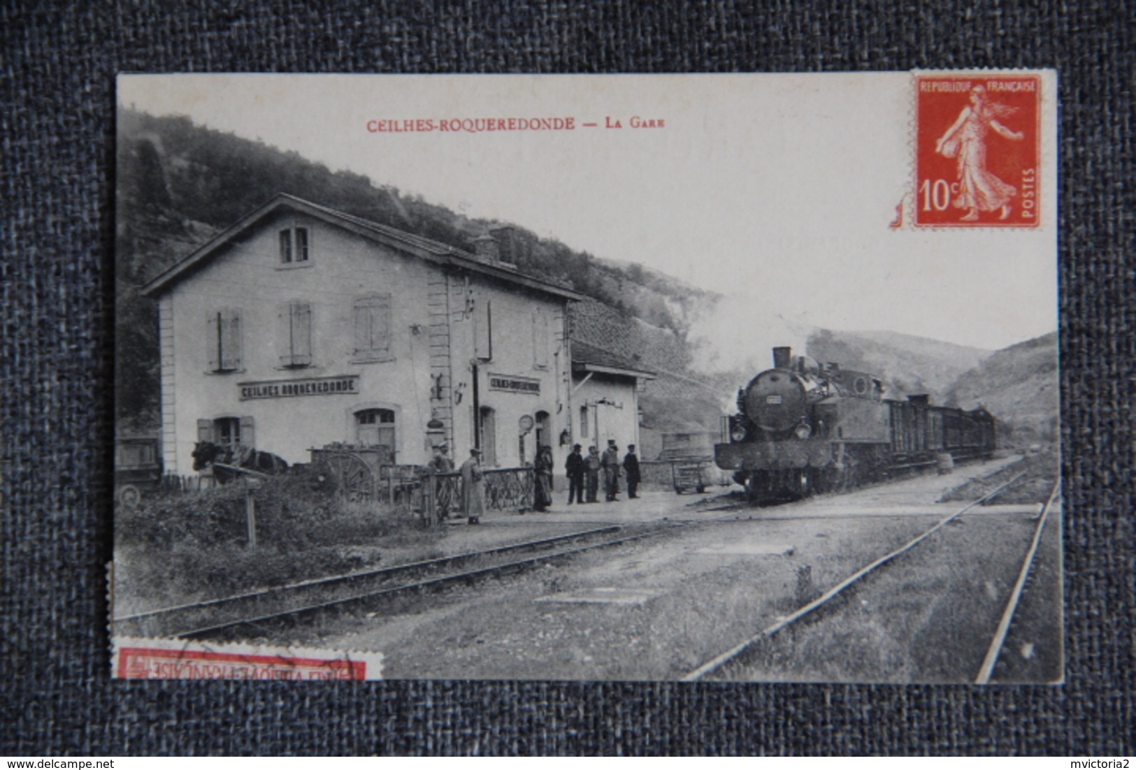 CEILHES ROQUEREDONDE - La Gare, Bel Affranchissement. - Autres & Non Classés