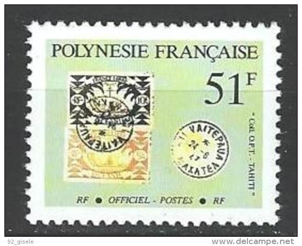 Polynésie Service YT 26 " Timbre Et Cachet " 1994 Neuf** - Service