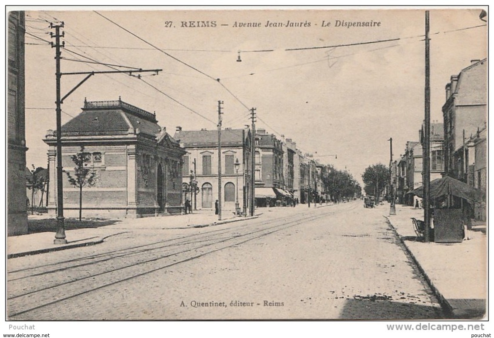 S8- 51) REIMS (MARNE)  AVENUE JEAN JAURES - LE DISPENSAIRE - (2 SCANS) - Reims