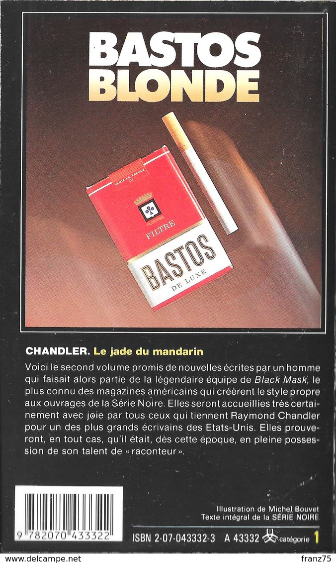 Le Jade Du Mandarin-R. CHANDLER-1985-Carré Noir--TBE - NRF Gallimard