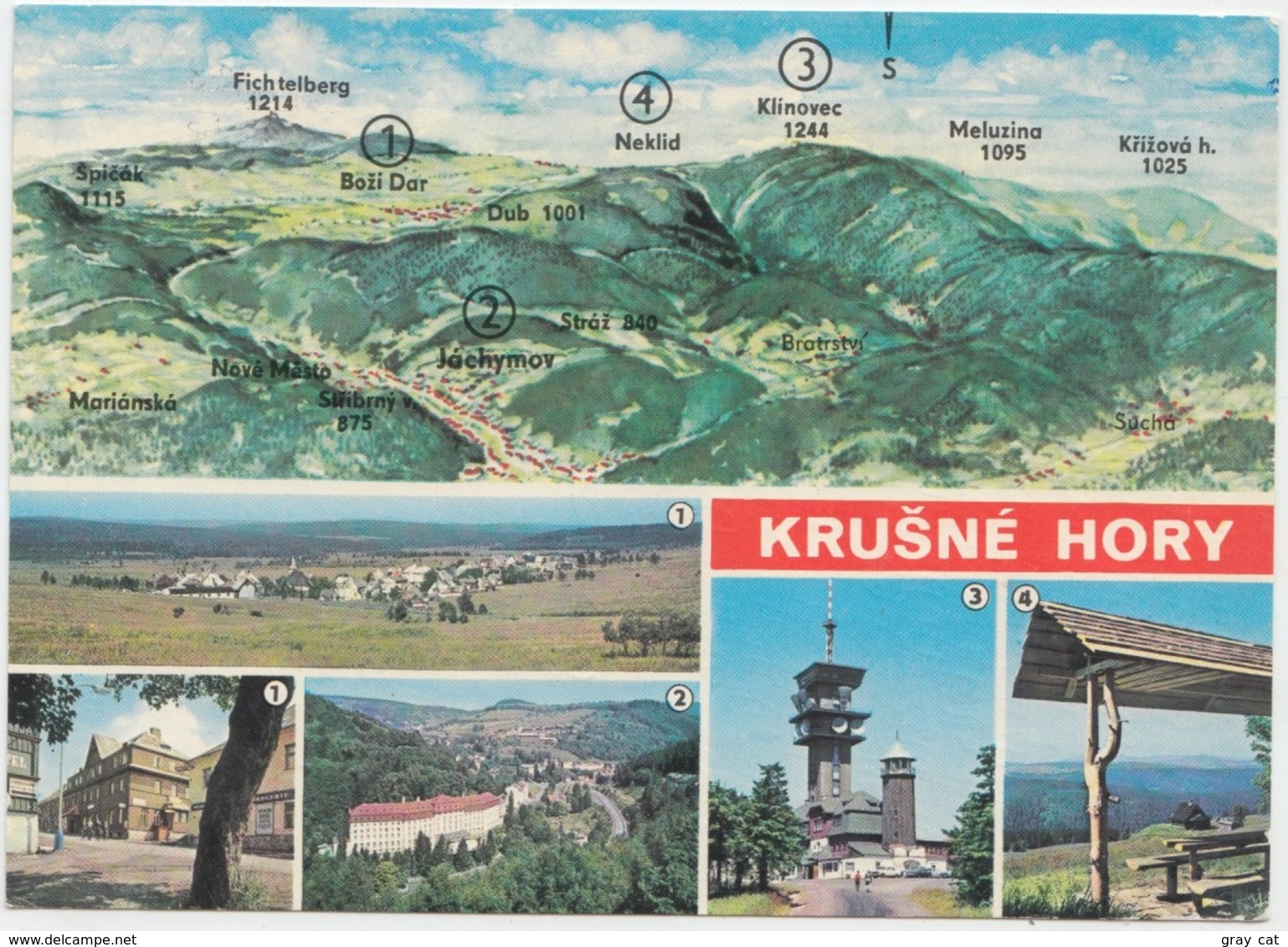 KRUSNE HORY, Czech Republic , Used Postcard [21817] - Czech Republic