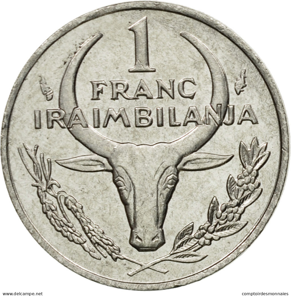 Monnaie, Madagascar, Franc, 1993, Paris, TTB, Stainless Steel, KM:8 - Madagascar