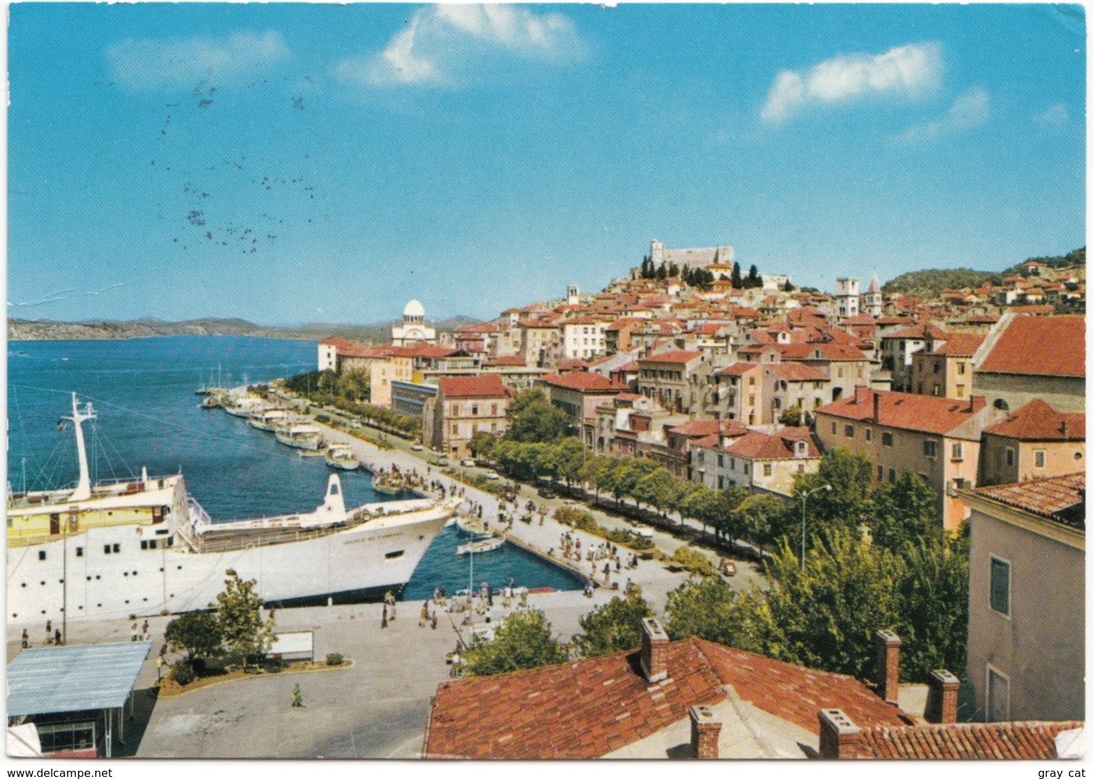 SIBENIK, Croatia, Panorama, 1973 Used Postcard [21819] - Croazia
