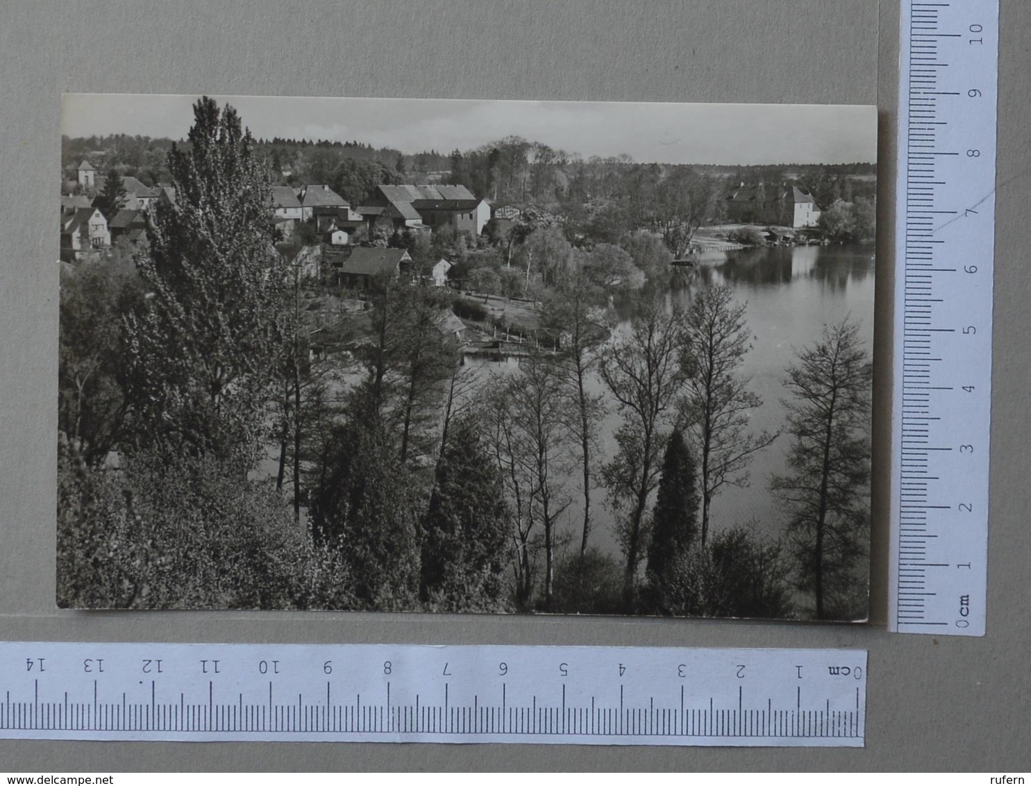 GERMANY   - BLICK AUF FLECKEN ZECHLIN -  BRANDENBURG -   2 SCANS  - (Nº25010) - Zechlinerhütte