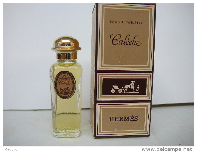 HERMES " CALECHE" ANCIENNE  MINI EDT 7 ML LIRE ET VOIR !! - Miniatures Femmes (avec Boite)