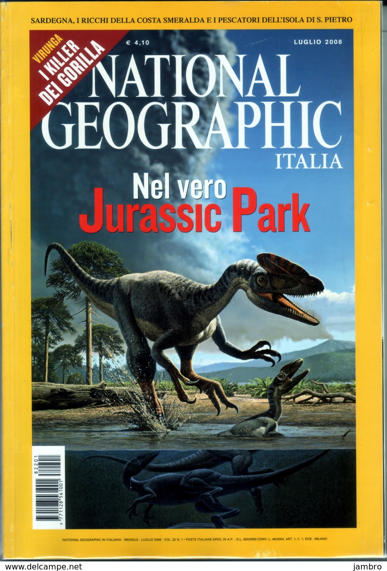 NATIONAL GEOGRAPHIC ITALIA - Luglio 2008 - Textos Científicos