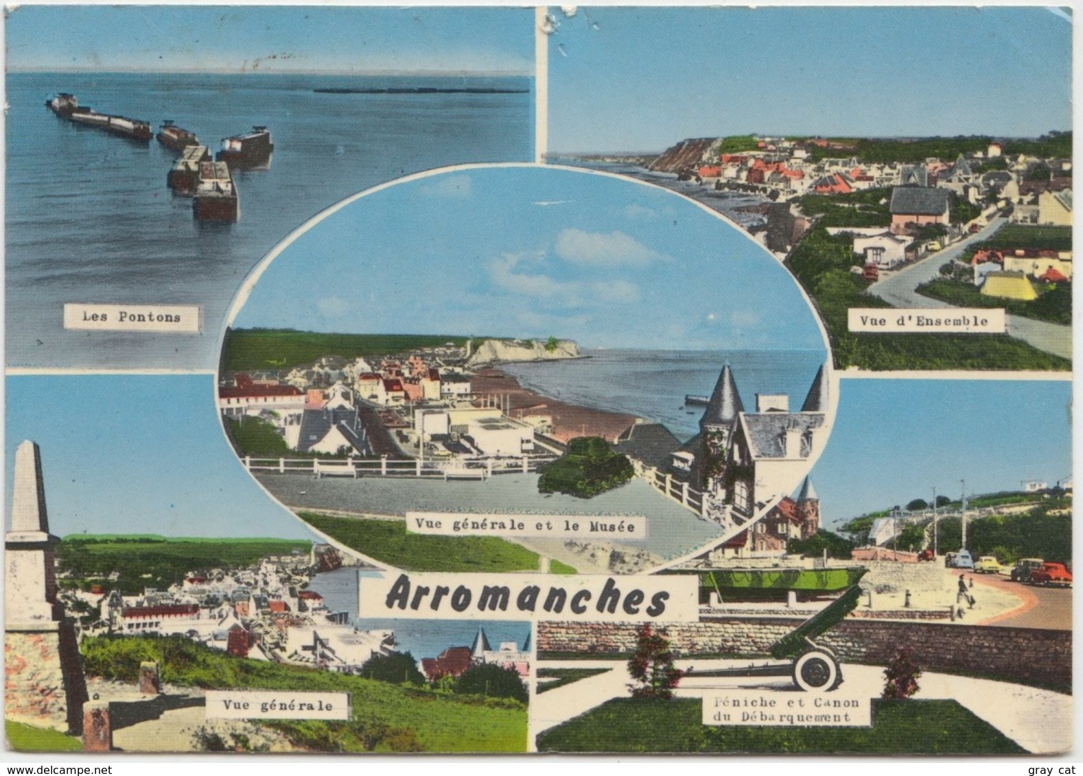 Arromanches, Calvados, France, 1967 Used Postcard [21829] - Arromanches
