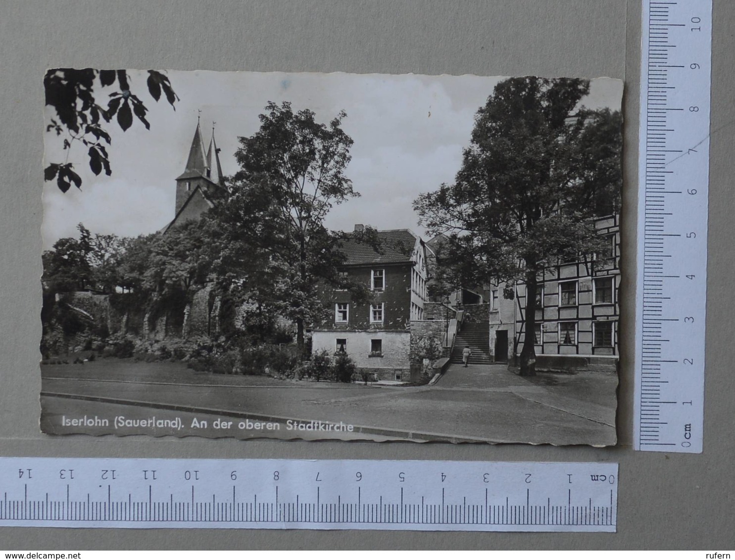 GERMANY - NA DER OBERREN STADTKIRCHE -  ISERLOHN -   2 SCANS  - (Nº25018) - Iserlohn