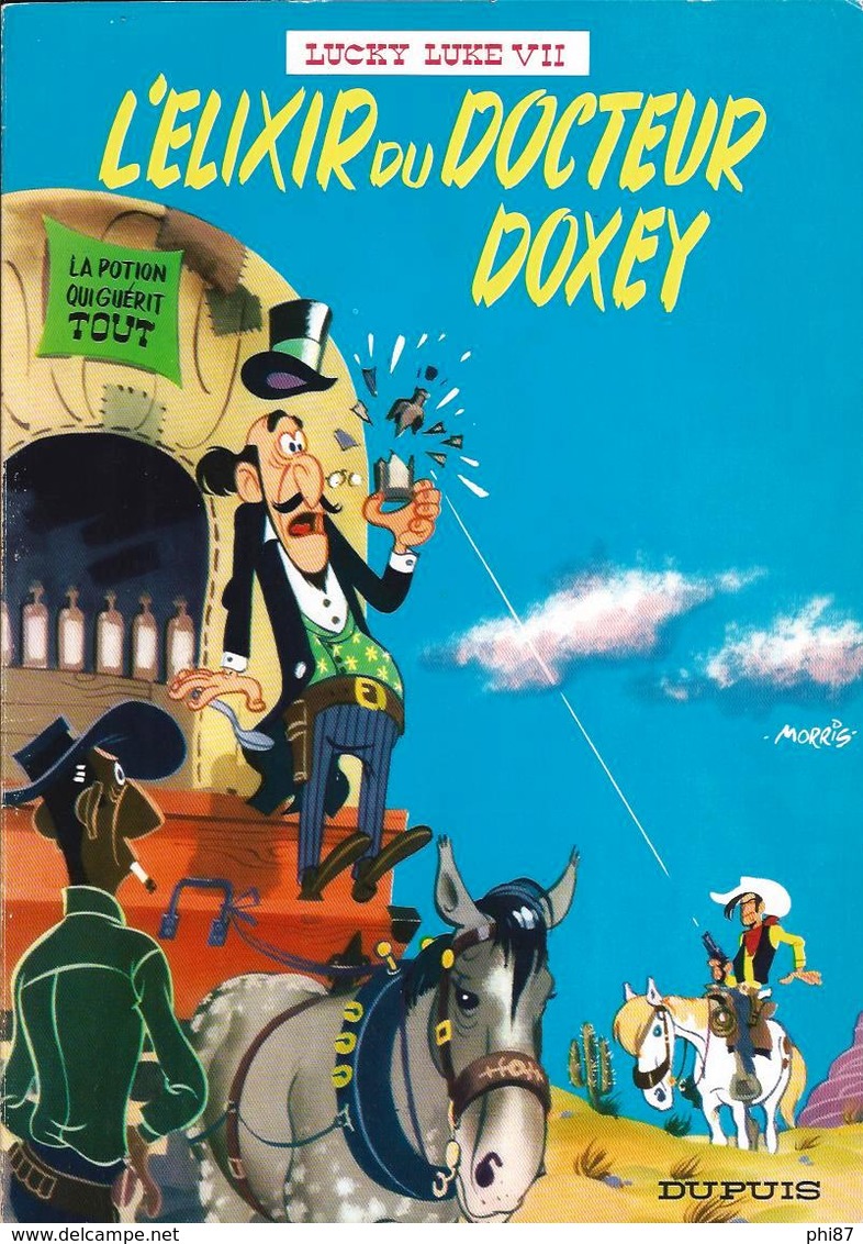 LUCKY LUKE - ENSEMBLE DES ALBUMS BROCHÉS COUVERTURE SOUPLE N° 1 à 31 - ANNÉES 1969/1972