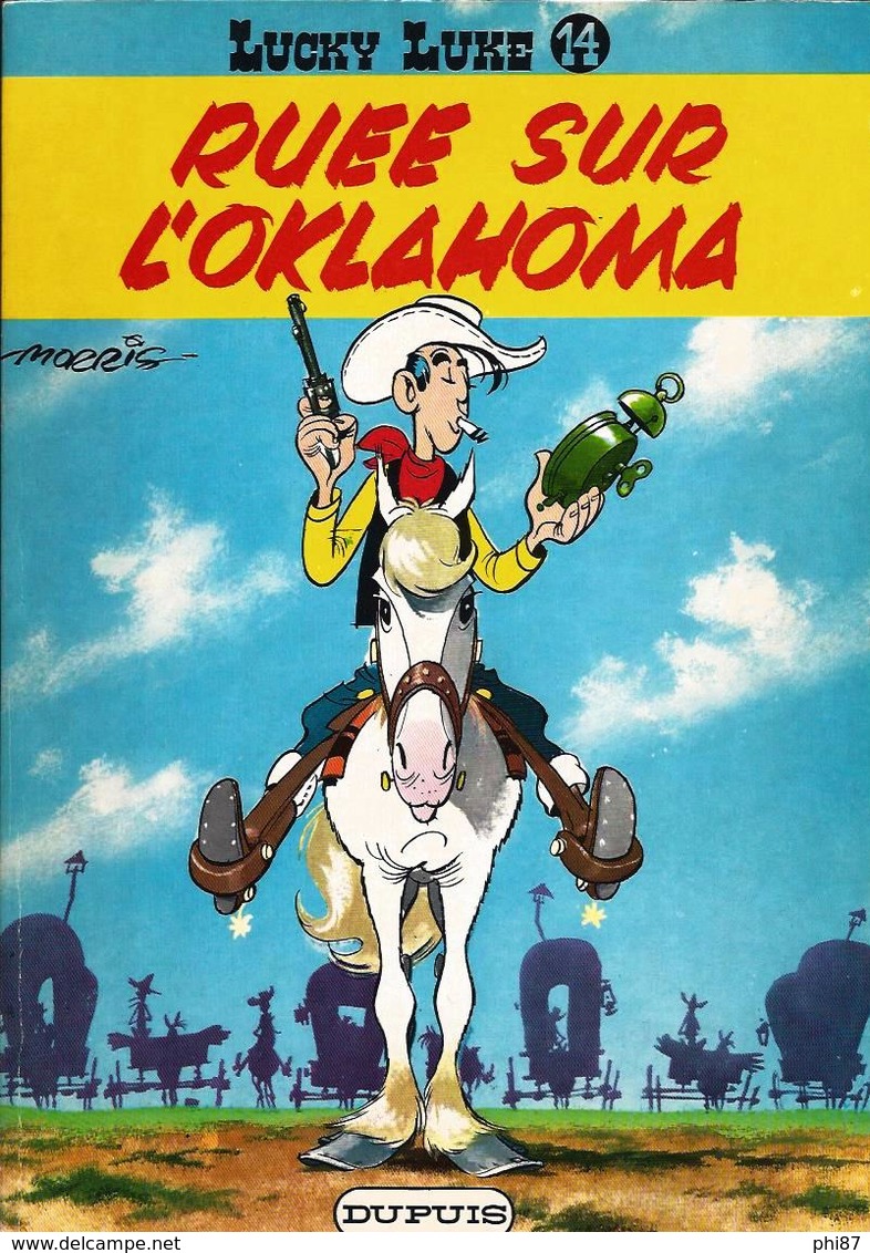 LUCKY LUKE - ENSEMBLE DES ALBUMS BROCHÉS COUVERTURE SOUPLE N° 1 à 31 - ANNÉES 1969/1972