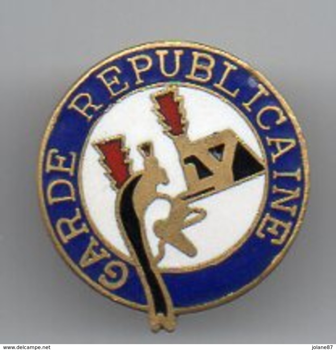 PIN S METAL   GARDE REPUBLICAINE - Polizei