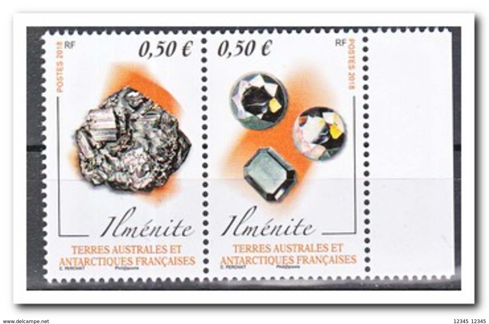 Frans Antarctica 2018, Postfris MNH, Minerals - Ongebruikt