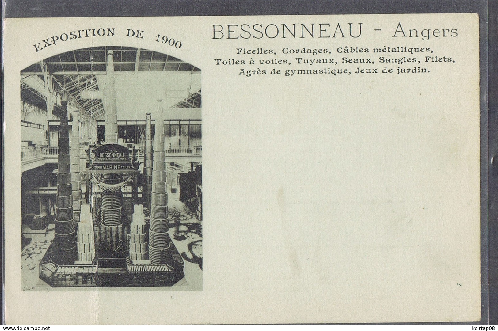 Bessonneau . ANGERS . Exposition 1900 . - Angers