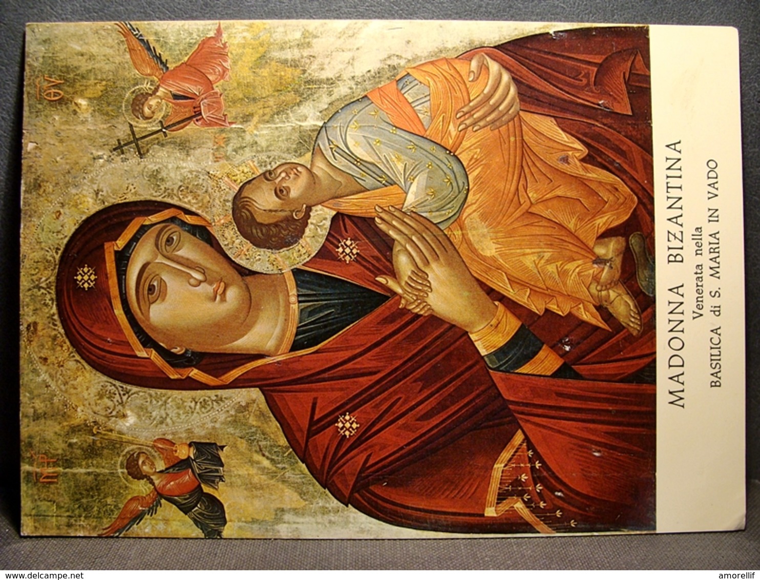 (FG.K11) MADONNA BIZANTINA Venerata Nella BASILICA DI SANTA MARIA IN VADO, Santuario Sangue Prodigioso (FERRARA) - Paintings