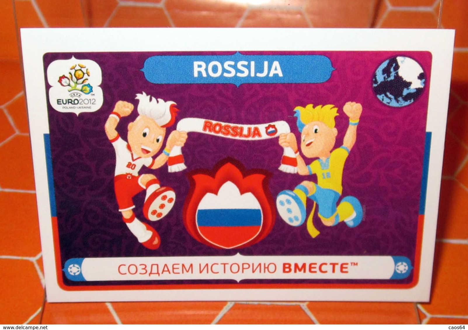 EURO 2012 POLAND-UKRAINE PANINI N. 32 ROSSIJA NEW NUOVA CON VELINA - Edizione Italiana