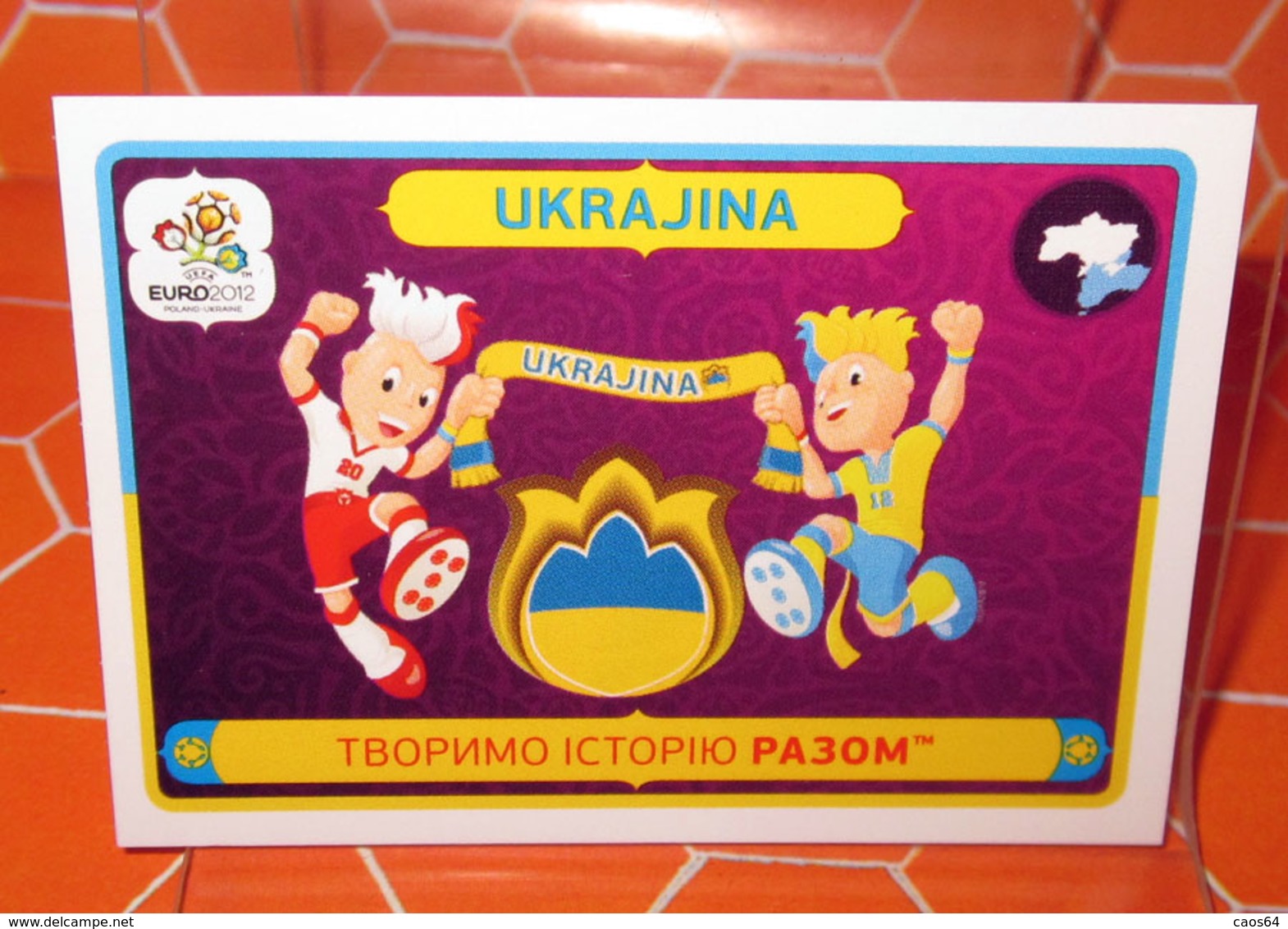 EURO 2012 POLAND-UKRAINE PANINI N. 42 UKRAJINA NEW NUOVA CON VELINA - Edizione Italiana