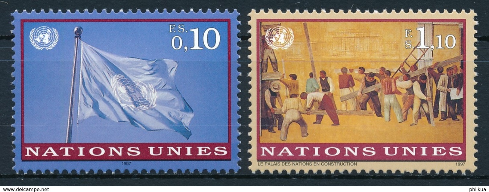 310-311 / 303-304 Vereinte Nationen Genf Serie Einwandfrei Postfrisch/** - Neufs