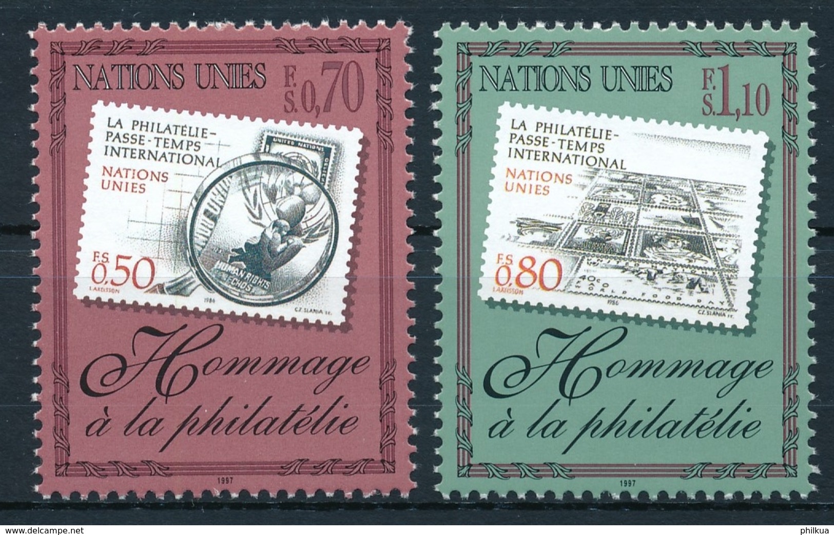 326-327 / 319-320 Vereinte Nationen Genf Serie Einwandfrei Postfrisch/** - Neufs