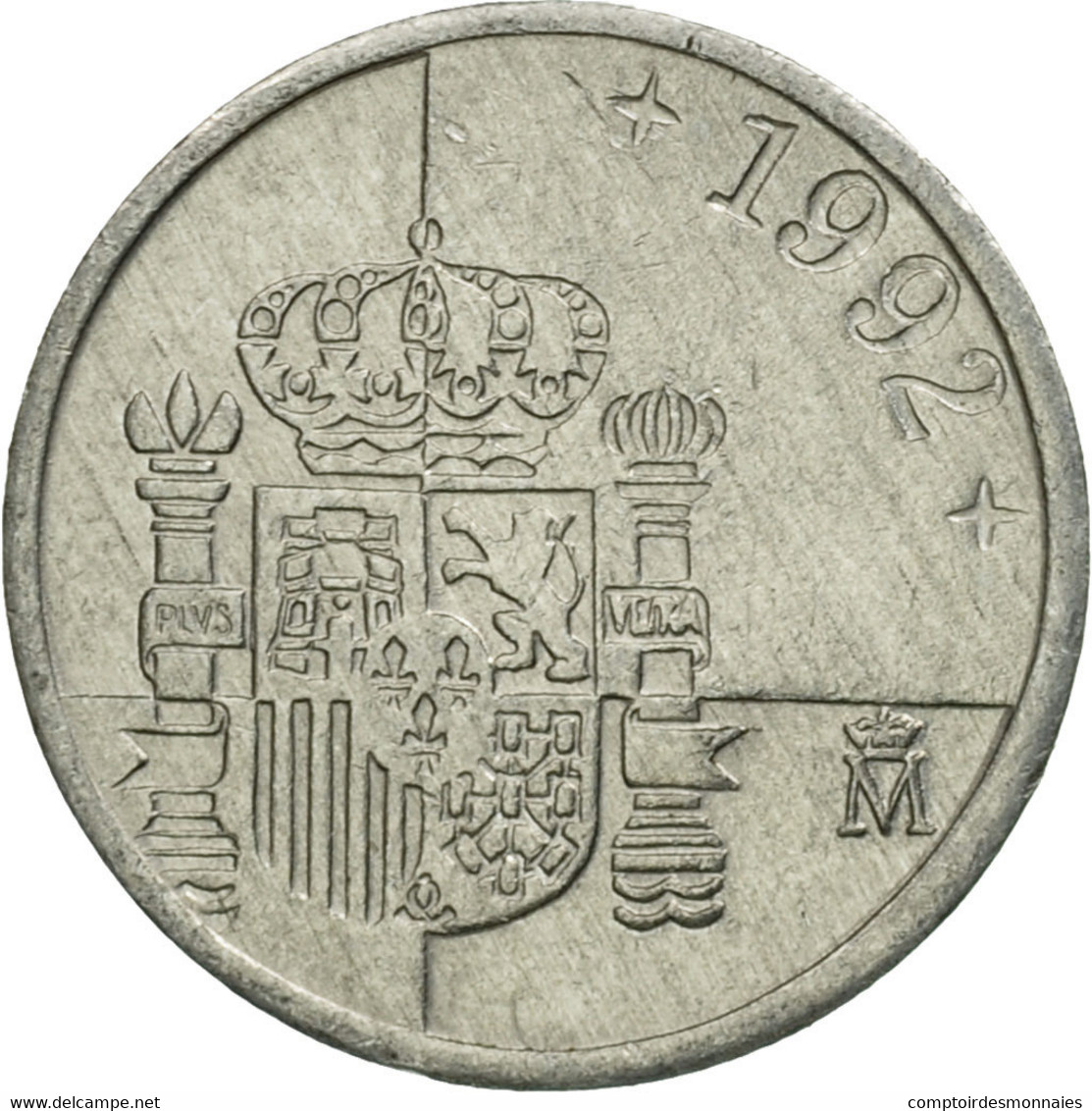 Monnaie, Espagne, Juan Carlos I, Peseta, 1992, TTB, Aluminium, KM:832 - 1 Peseta