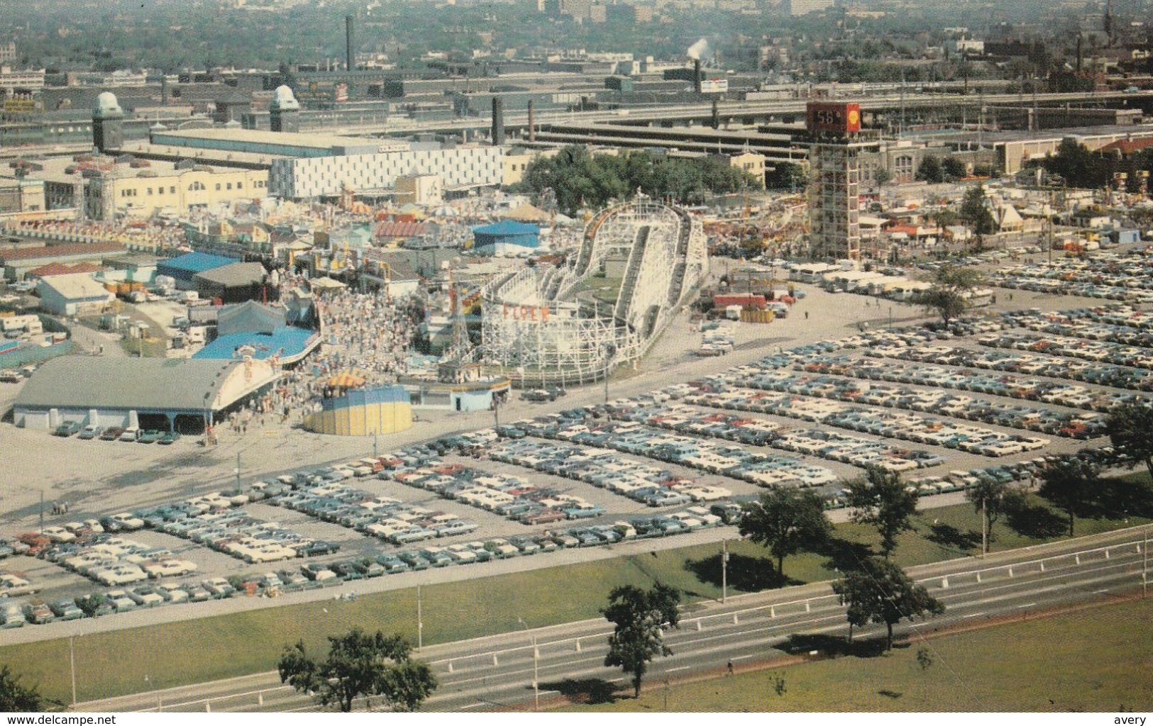 Bird's-eye View Of World Famous Canadian National Exhibition, Toronto, Ontario - Toronto